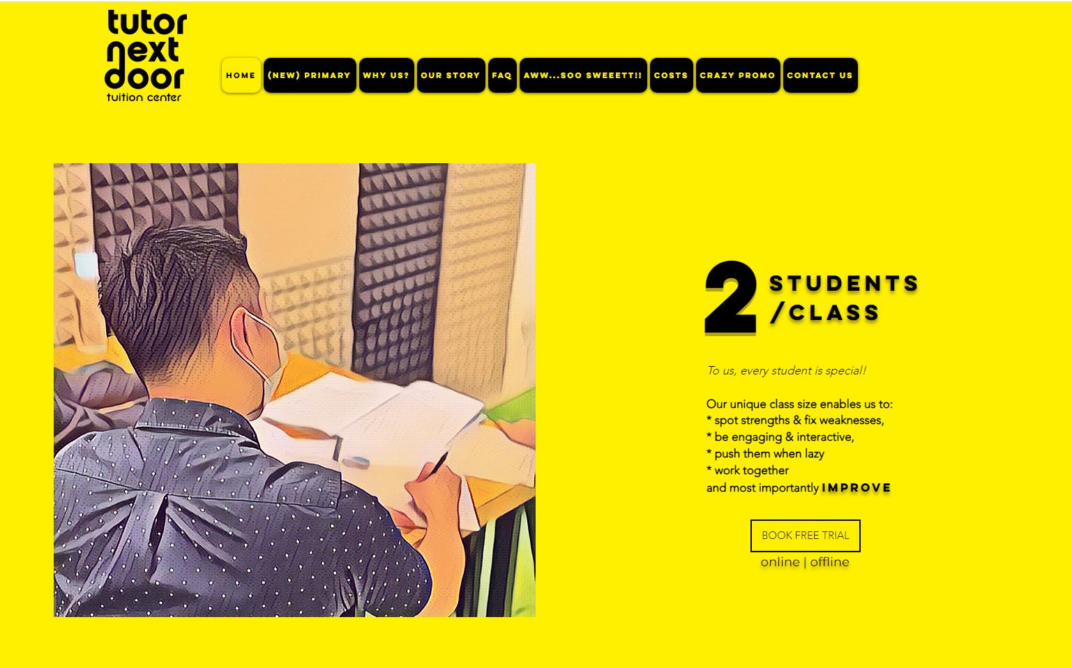 Tutor Next Door Primary School Tuition