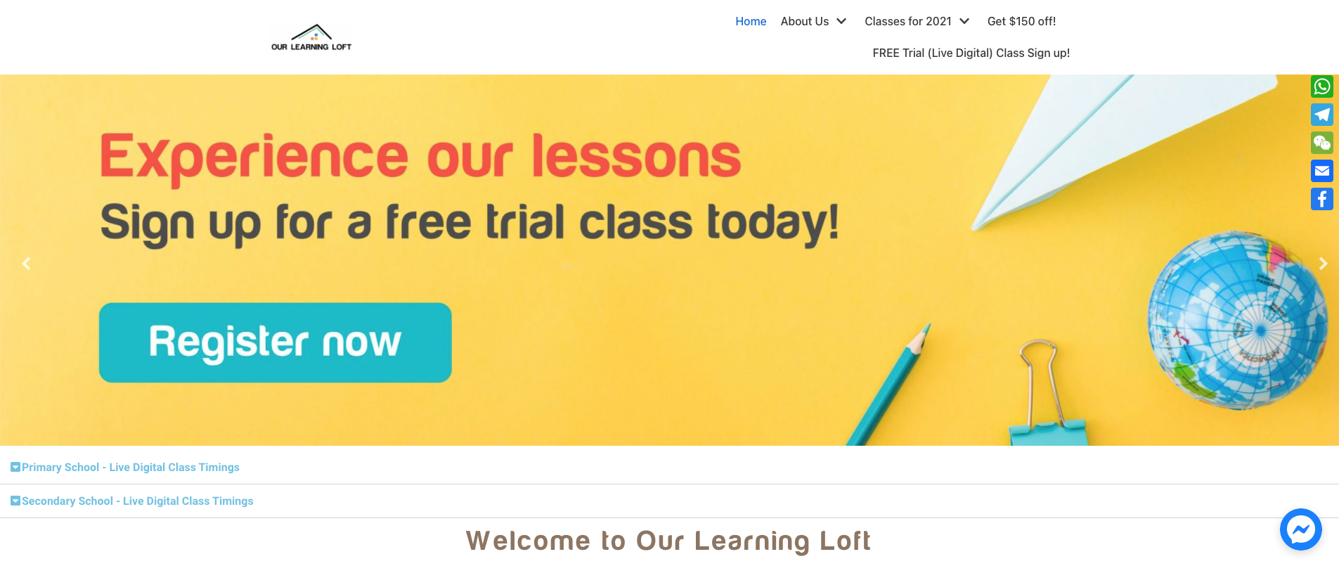 Our Learning Loft Primary School Tuition