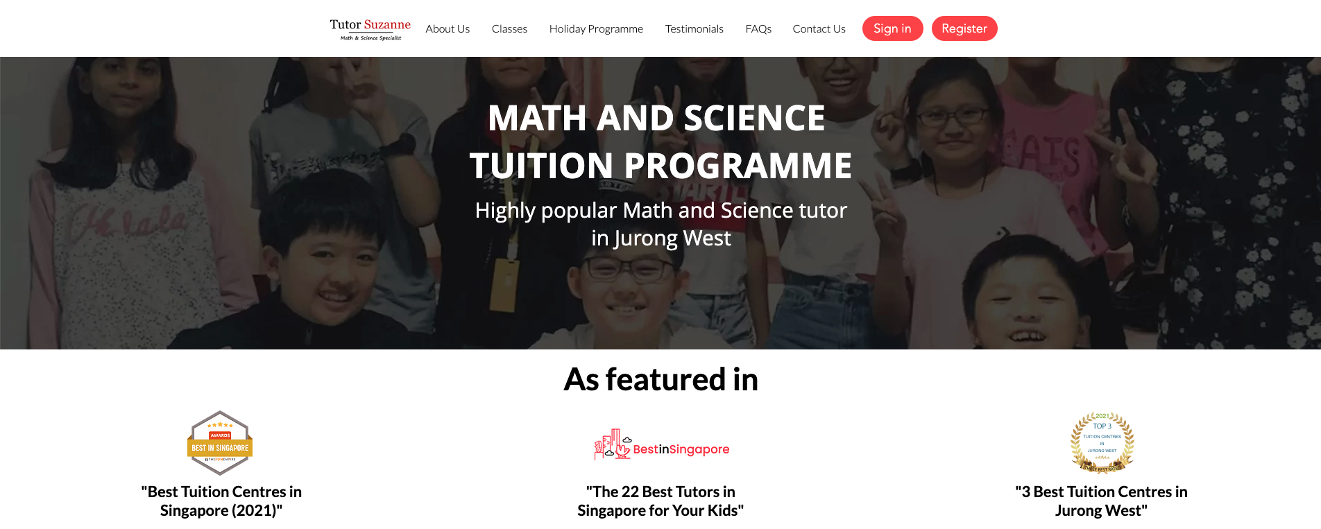 Tutor Suzanne Primary School Tuition